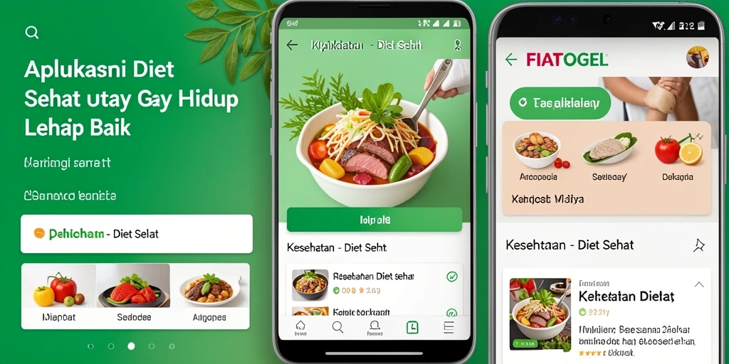 Tampilan antarmuka aplikasi FIATOGEL yang menarik dan mudah digunakan.