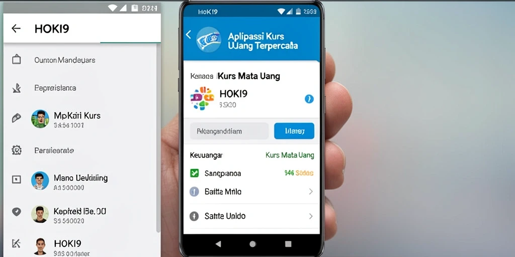 Antarmuka HOKI9 menampilkan nilai tukar mata uang dengan jelas dan terupdate.