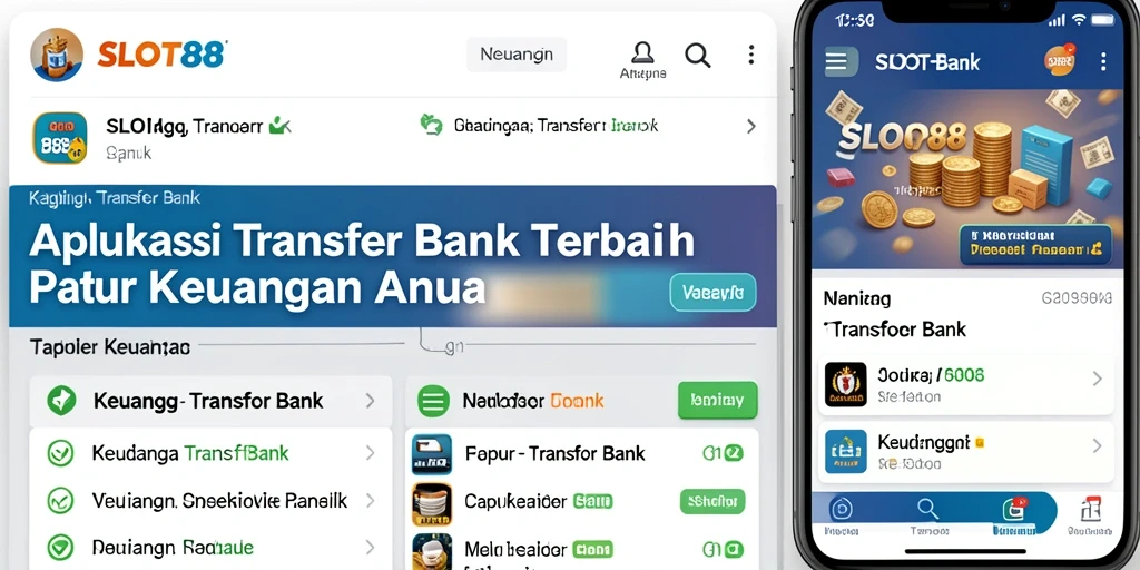 Antarmuka pengguna SLOT88 yang ramah dan fungsional untuk transfer bank.