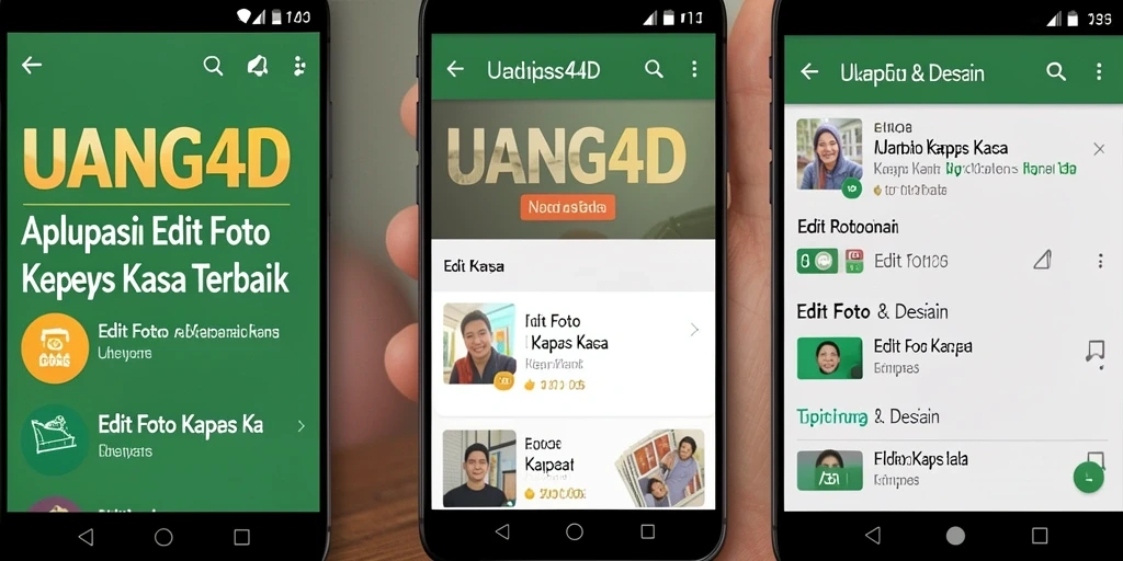 Tampilan antarmuka UANG4D yang intuitif untuk Edit Foto Kertas Kaca.