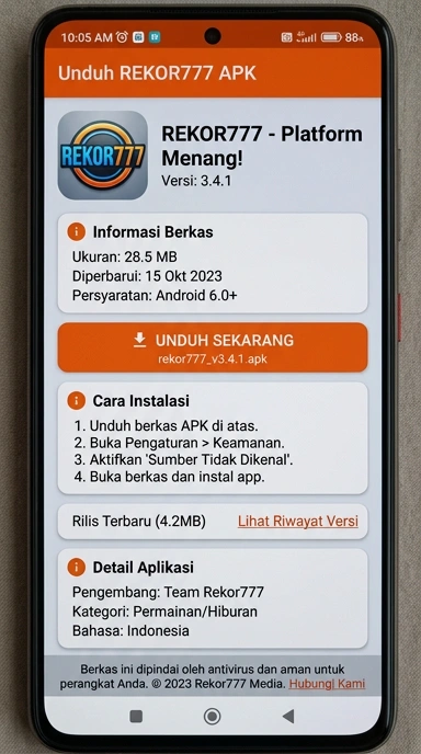 Unduh dan Instal APK rekor777 untuk Android